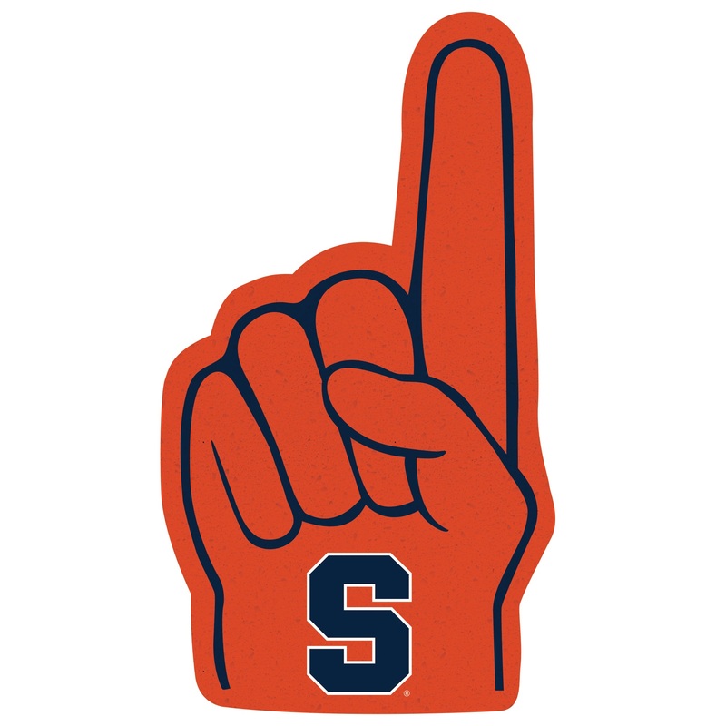 Syracuse Orange – RealBig Foam Finger Collection – Official NCAA – Reusable Vinyl Wall Decals