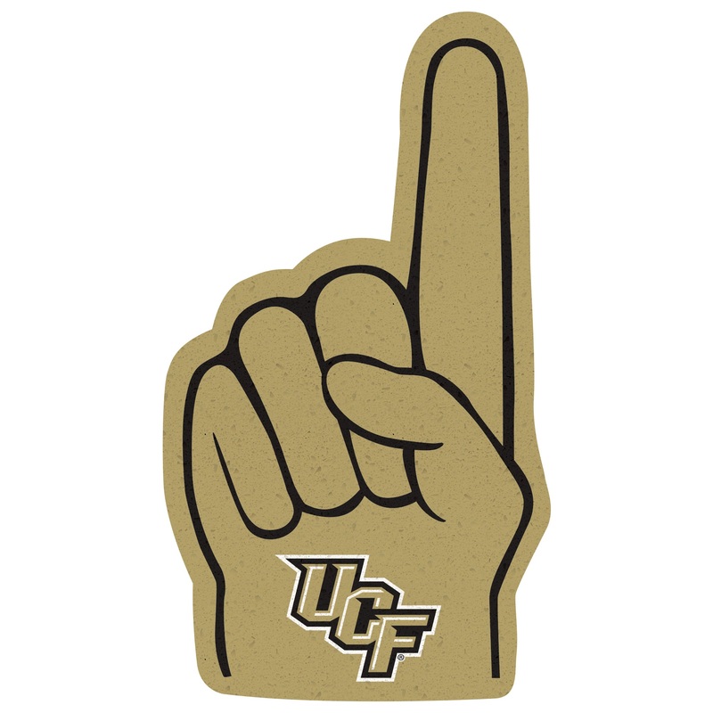 UCF Knights – RealBig Foam Finger Collection – Official NCAA – Reusable Vinyl Wall Decals