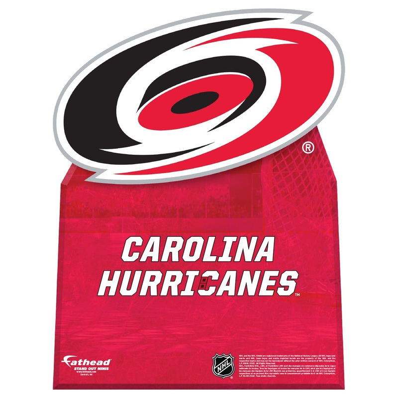 Carolina Hurricanes Logo – Mini Stand Out – Official NHL – Cardstock Cutout