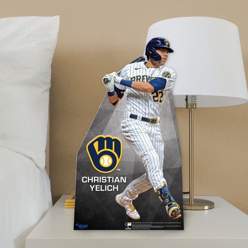 Christian Yelich – Mini Stand Out – Official MLB – Milwaukee Brewers – Cardstock Cutout