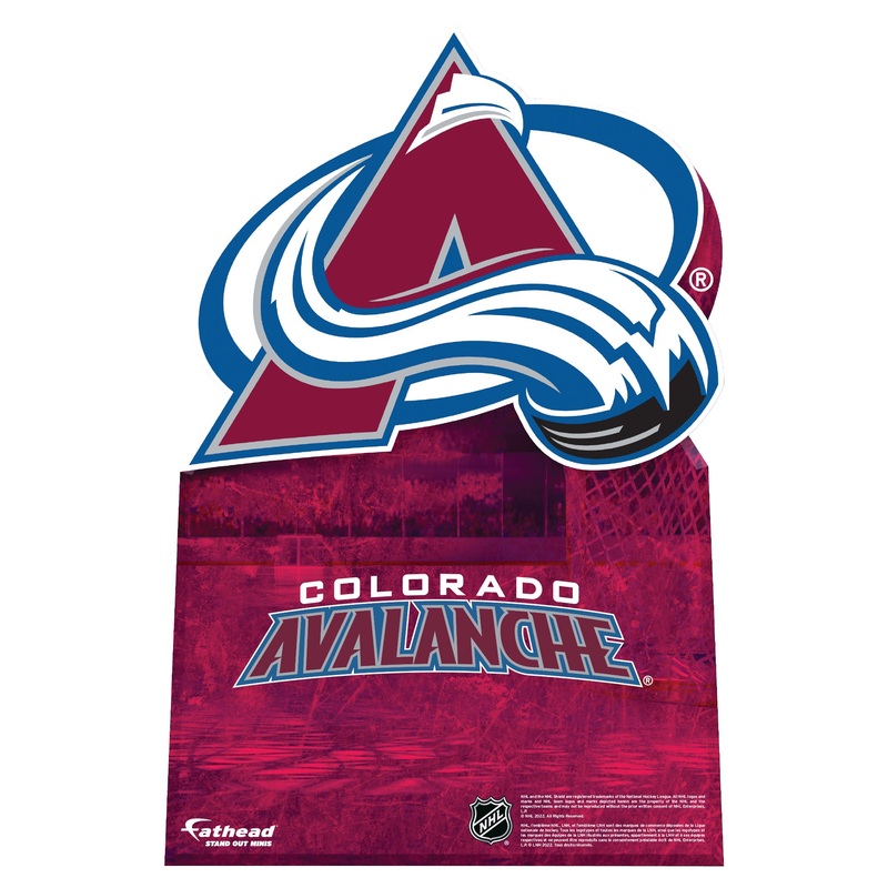 Colorado Avalanche Logo – Mini Stand Out – Official NHL – Cardstock Cutout
