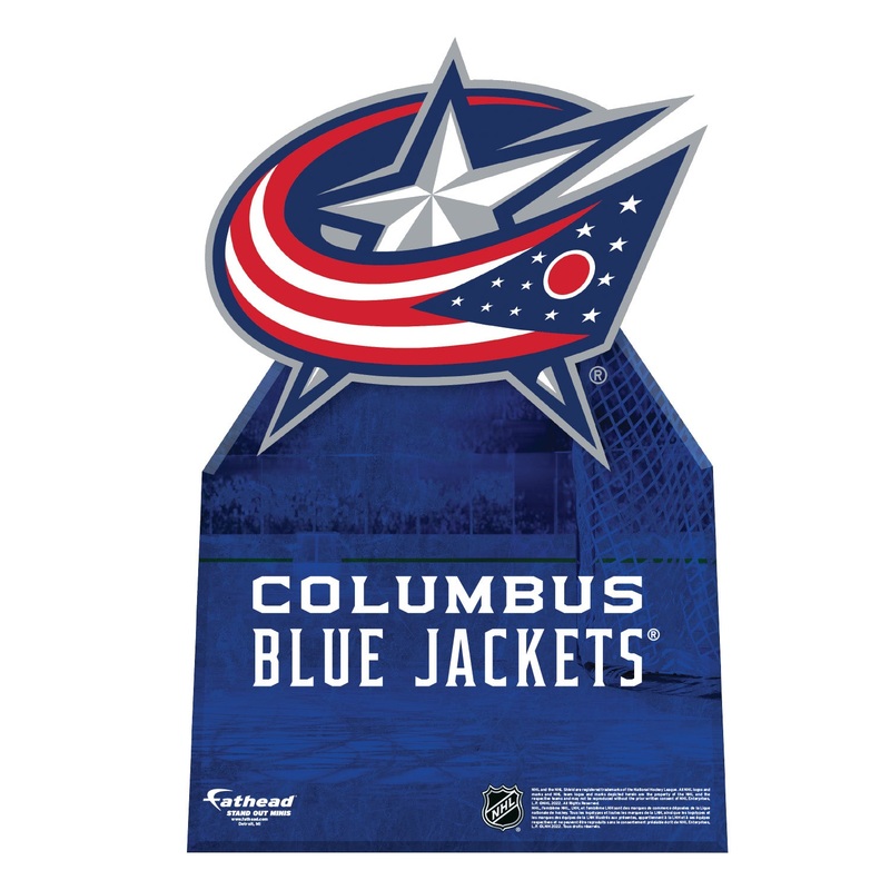 Columbus Blue Jackets Logo – Mini Stand Out – Official NHL – Cardstock Cutout