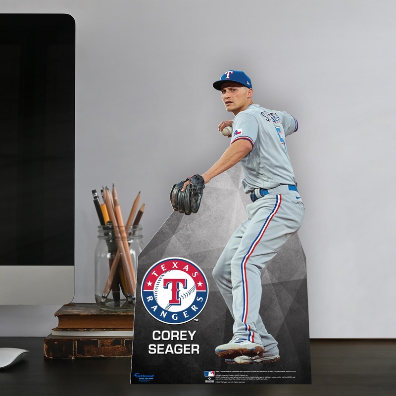 Corey Seager – Mini Stand Out – Official MLB – Texas Rangers – Cardstock Cutout