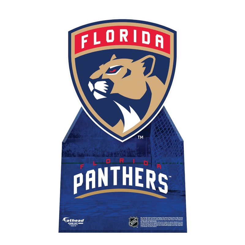 Florida Panthers Logo – Mini Stand Out – Official NHL – Cardstock Cutout