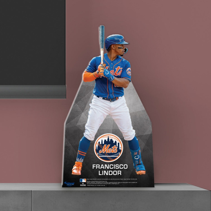 Francisco Lindor – Mini Stand Out – Official MLB – New York Mets – Cardstock Cutout