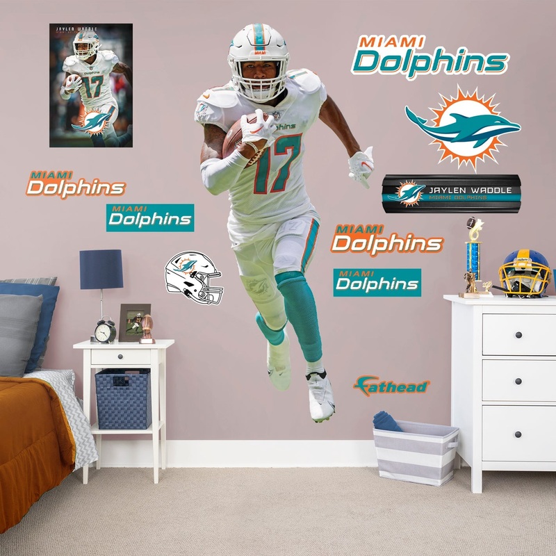 Jaylen Waddle – RealBig Collection – Official NFL – Miami Dolphins – Reusable Vinyl Wall Decals #2