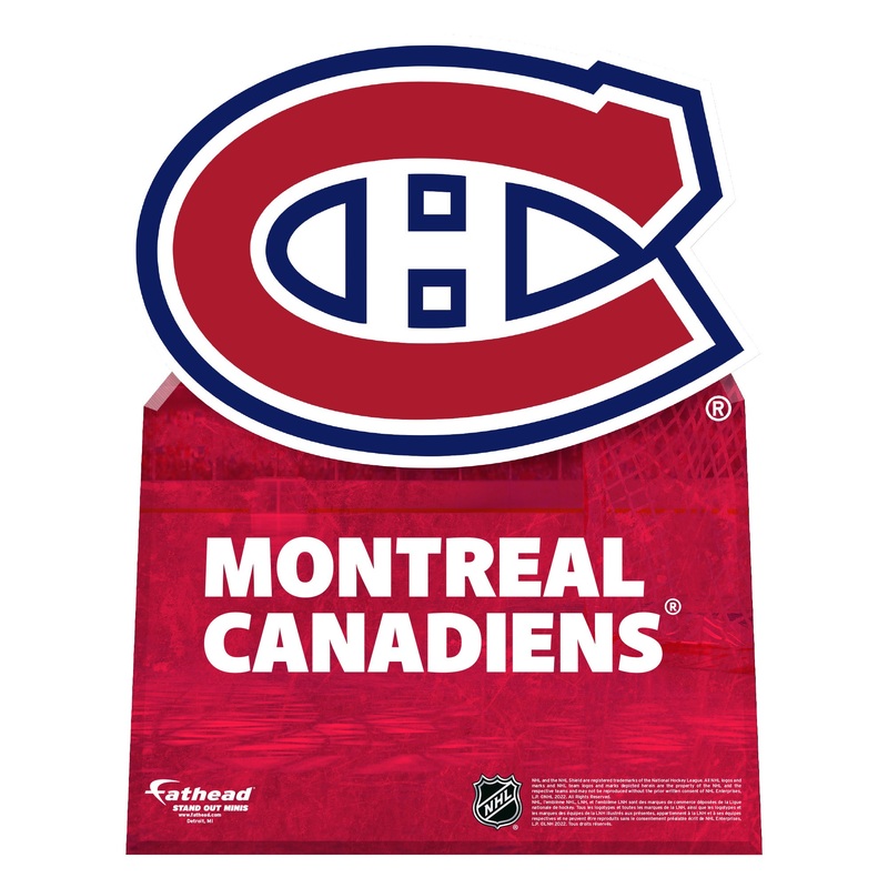 Montreal Canadiens Logo – Mini Stand Out – Official NHL – Cardstock Cutout