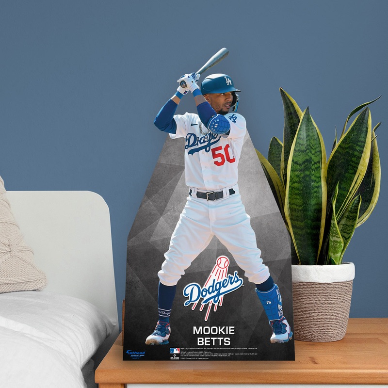 Mookie Betts – Mini Stand Out – Official MLB – Los Angeles Dodgers – Cardstock Cutout