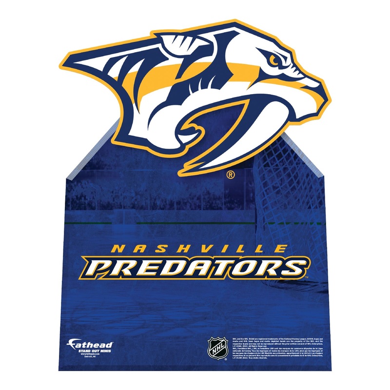 Nashville Predators Logo – Mini Stand Out – Official NHL – Cardstock Cutout