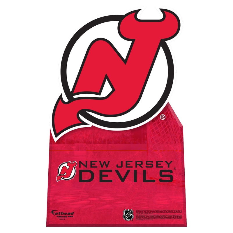 New Jersey Devils Logo – Mini Stand Out – Official NHL – Cardstock Cutout