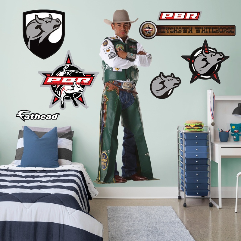 PBR: Keyshawn Whitehorse RealBig        – Officially Licensed Pro Bull Riding Removable     Adhesive Decal