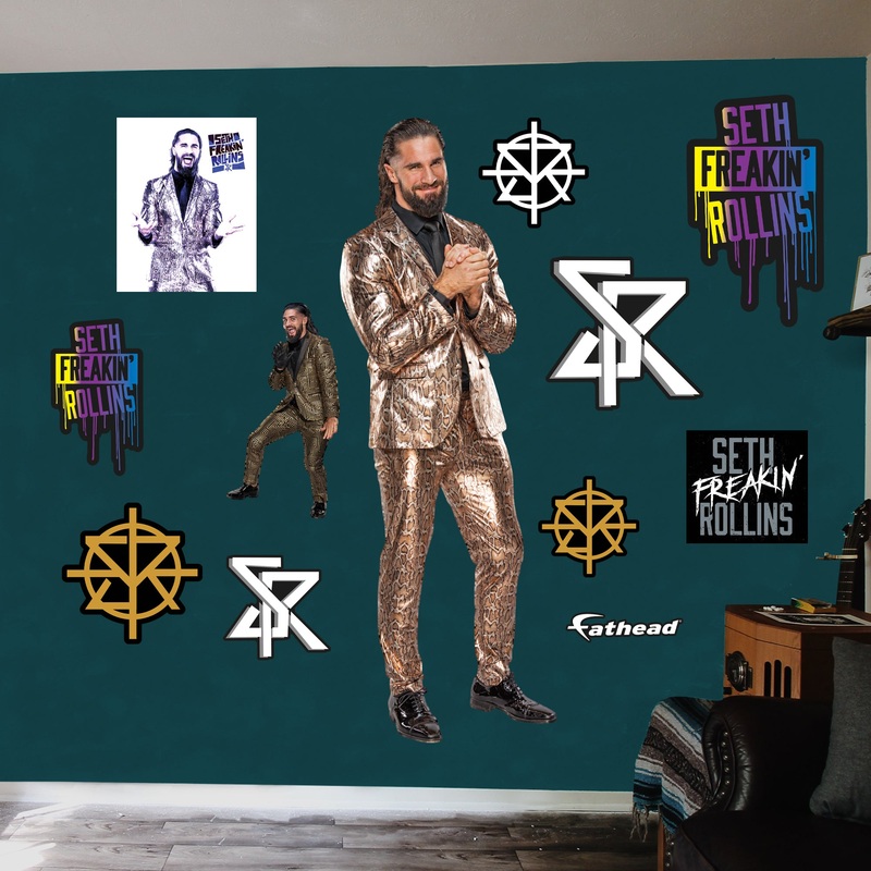Seth Rollins – RealBig Collection – Official WWE – Reusable Vinyl Wall Decals #3