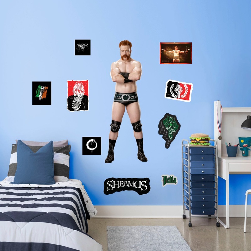 Sheamus – RealBig Collection – Official WWE – Reusable Vinyl Wall Decals
