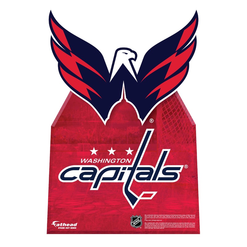 Washington Capitals Logo – Mini Stand Out – Official NHL – Cardstock Cutout