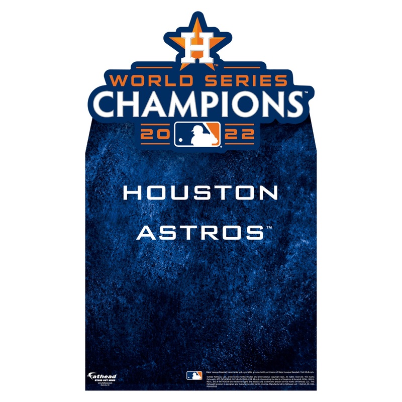 2022 World Series Champions – Mini Stand Out – Official MLB – Houston Astros – Cardstock Cutout
