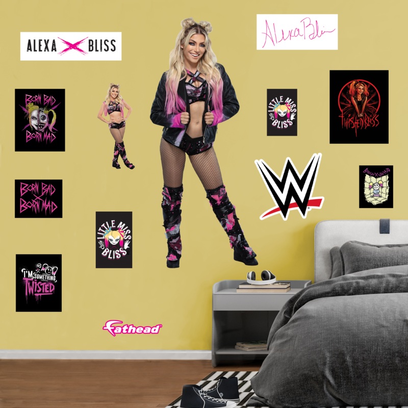 Alexa Bliss – RealBig Collection – Official WWE – Reusable Vinyl Wall Decals #2