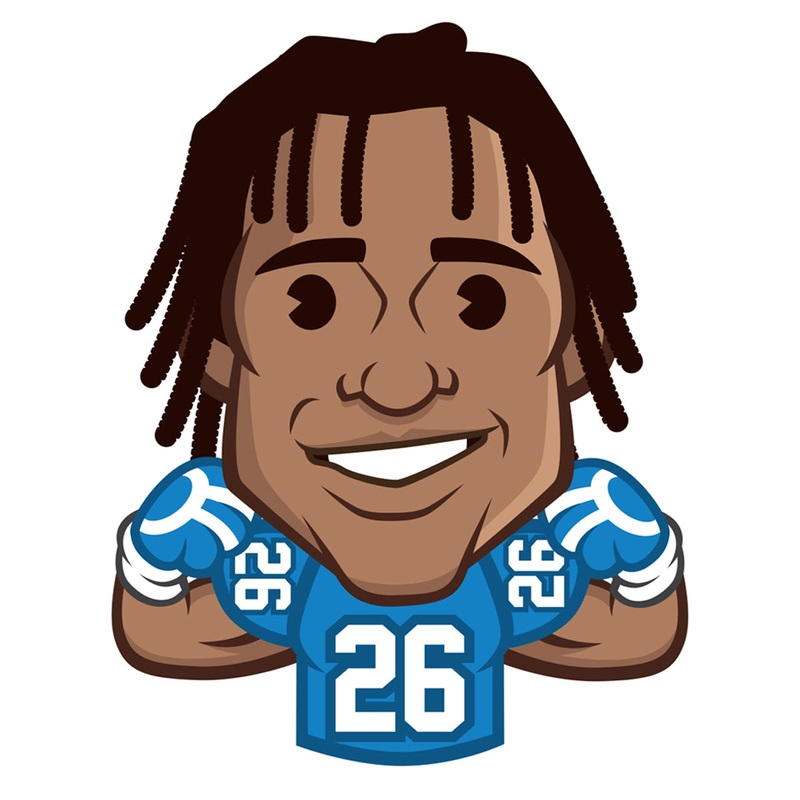Asante Samuel Jr. Emoji – RealBig Collection – Official NFLPA – Los Angeles Chargers – Reusable Vinyl Wall Decals