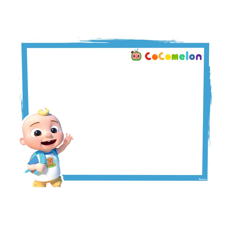 CoComelon – Dry Erase – Official CoComelon – Reusable Vinyl Wall Decal