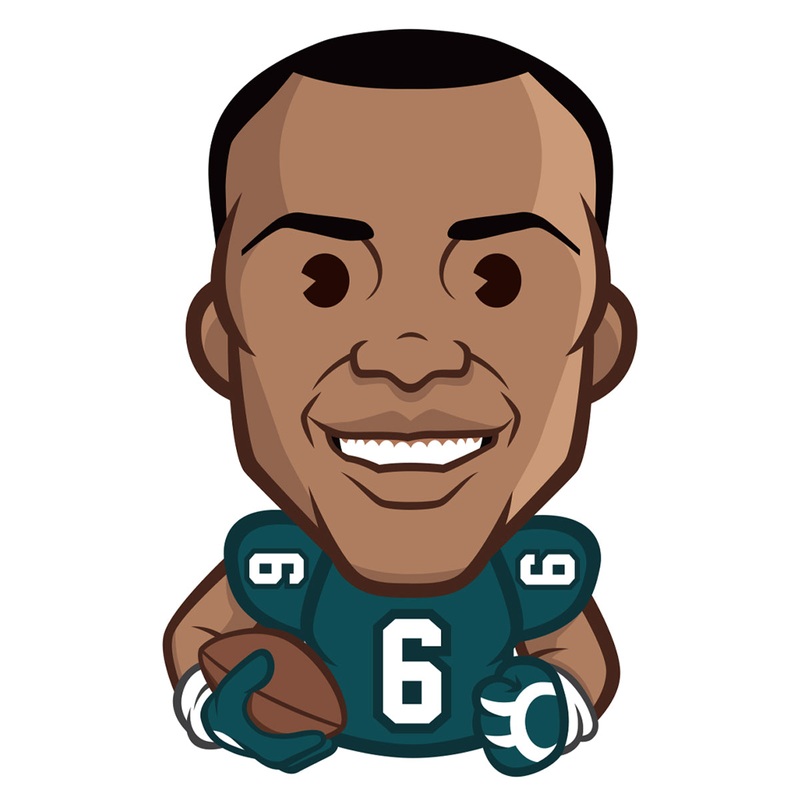 DeVonta Smith Emoji – RealBig Collection – Official NFLPA – Philadelphia Eagles – Reusable Vinyl Wall Decals