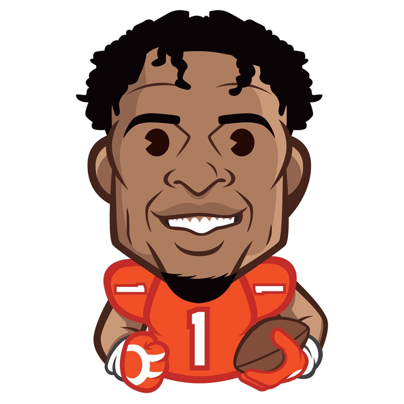 Ja’Marr Chase Emoji – RealBig Collection – Official NFLPA – Cincinnati Bengals – Reusable Vinyl Wall Decals
