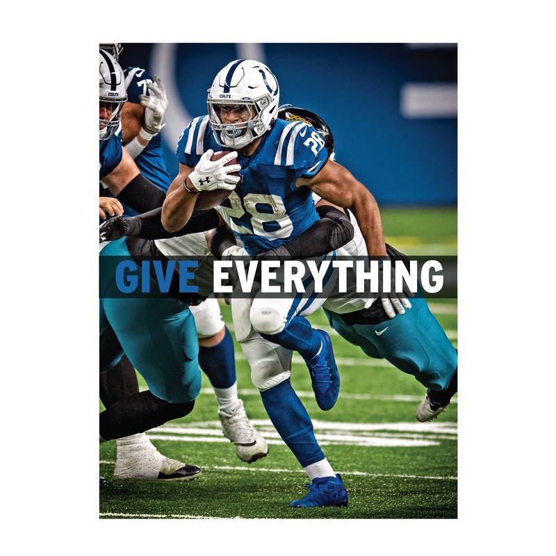 Jonathan Taylor – Motivational – Peel & Stick Poster – Official NFL – Indianapolis Colts – Reusable Vinyl Wall Decal