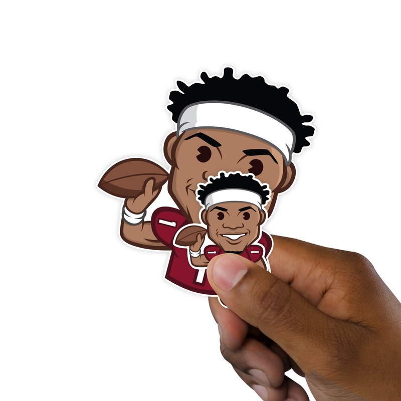 Kyler Murray – 5 Emoji Minis (Mixed Sizes) – Official NFLPA – Arizona Cardinals – Reusable Vinyl Decals