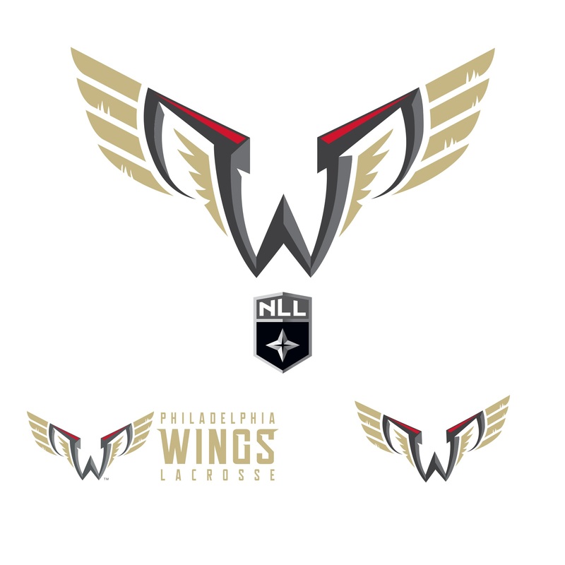 Philadelphia Wings:   Logo        – Officially Licensed NLL Removable     Adhesive Decal