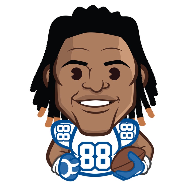 CeeDee Lamb Emoji – RealBig Collection – Official NFLPA – Dallas Cowboys – Reusable Vinyl Wall Decals