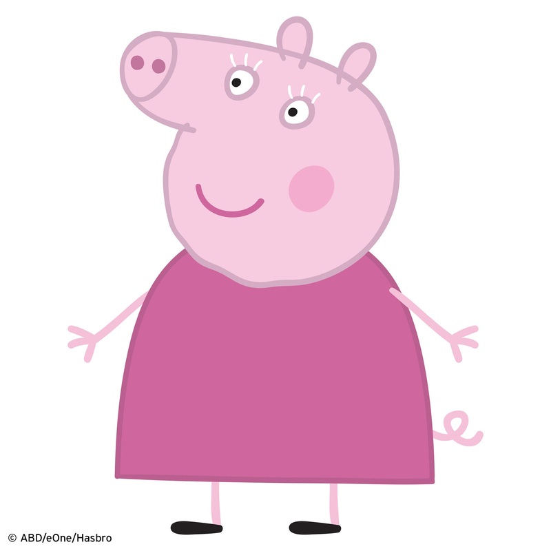 Granny Pig – Peppa Pig – RealBig Collection – Official Hasbro – Reusable Vinyl Wall Decals