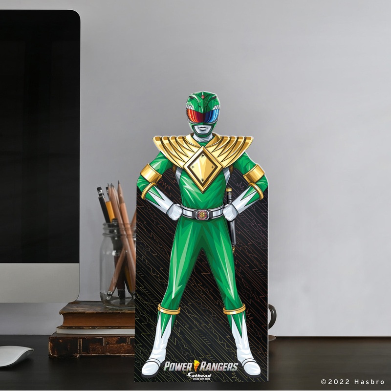 Green Ranger – Power Rangers – Mini Stand Out – Official Hasbro – Cardstock Cutout
