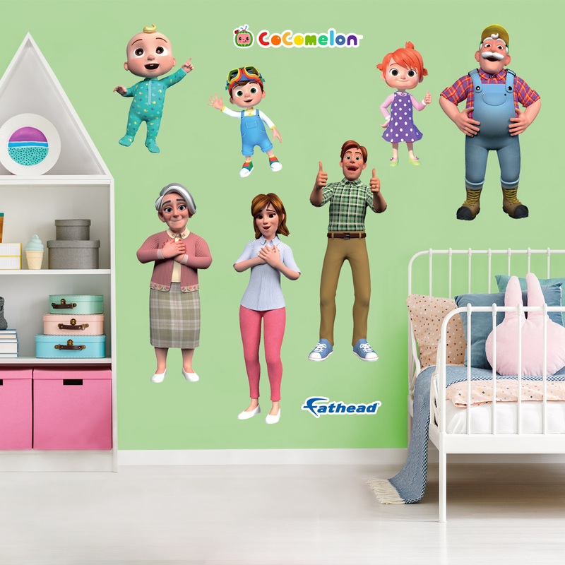JJ & Family – RealBig Collection – Official CoComelon – Reusable Vinyl Wall Decals #2