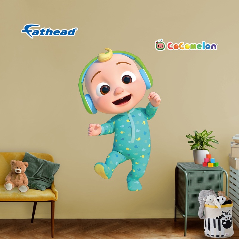 JJ – RealBig Collection – Official CoComelon – Reusable Vinyl Wall Decals #1