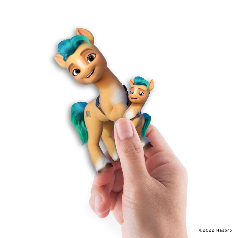 My Little Pony – 5 Character Minis (Mixed Sizes) – Official Hasbro – Hitch – Reusable Vinyl Decals