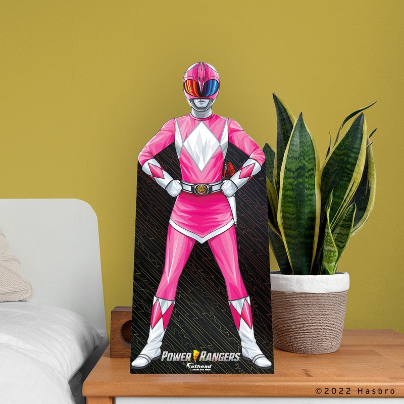 Pink Ranger – Power Rangers – Mini Stand Out – Official Hasbro – Cardstock Cutout