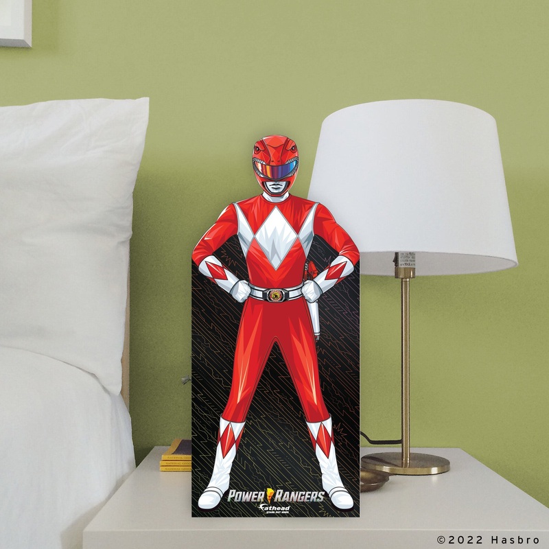 Red Ranger – Power Rangers – Mini Stand Out – Official Hasbro – Cardstock Cutout