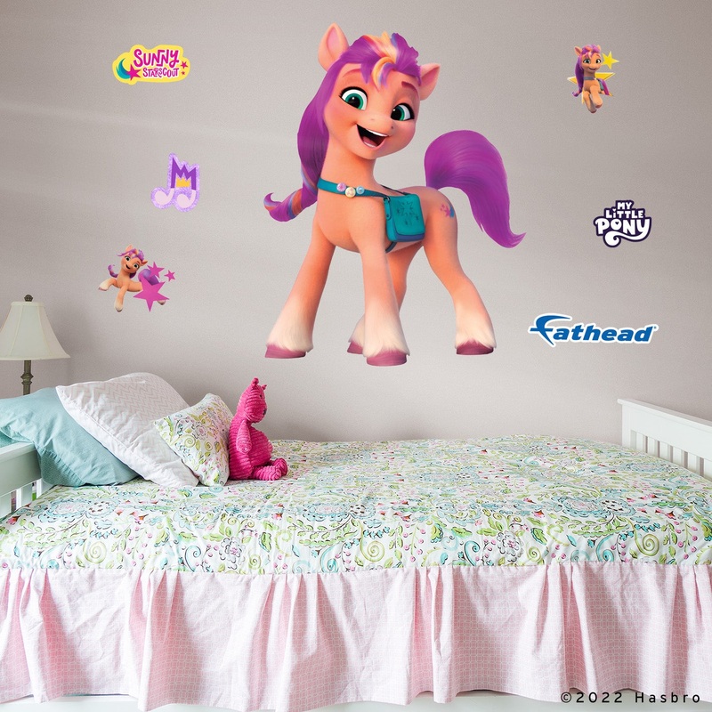 Sunny – My Little Pony – RealBig Collection – Official Hasbro – Reusable Vinyl Wall Decals
