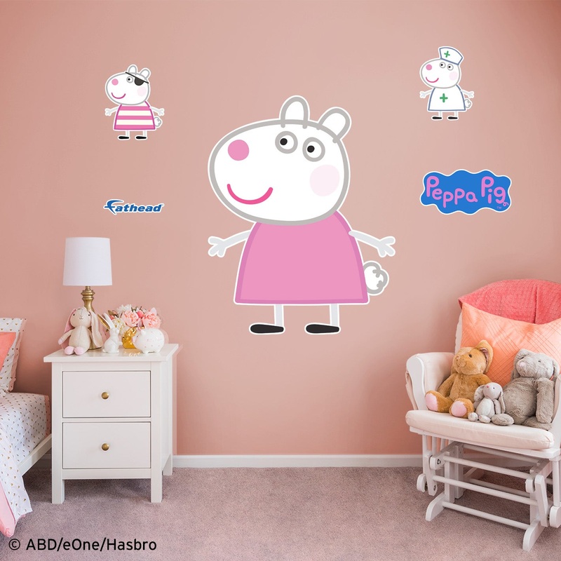 Suzy – Peppa Pig – RealBig Collection – Official Hasbro – Reusable Vinyl Wall Decals