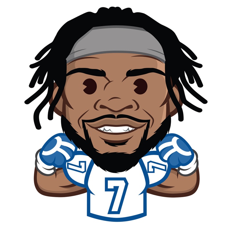 Trevon Diggs Emoji – RealBig Collection – Official NFLPA – Dallas Cowboys – Reusable Vinyl Wall Decals