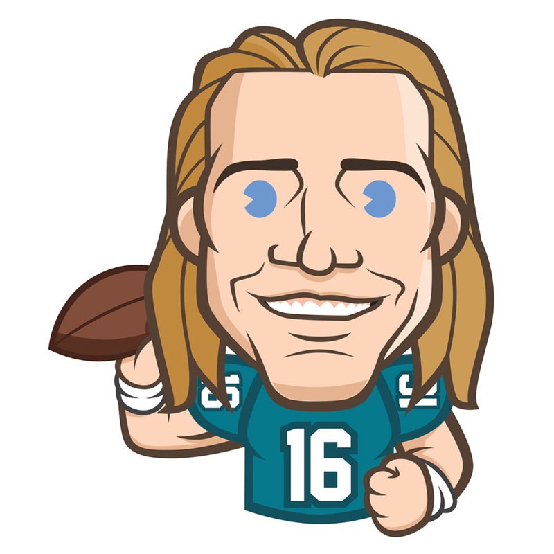 Trevor Lawrence Emoji – RealBig Collection – Official NFLPA – Jacksonville Jaguars – Reusable Vinyl Wall Decals