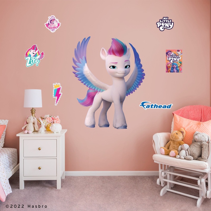 Zip – My Little Pony – RealBig Collection – Official Hasbro – Reusable Vinyl Wall Decals
