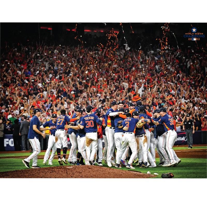 2022 World Series Champions Team Celebration – Peel & Stick Poster – Official MLB – Houston Astros – Reusable Vinyl Wall Decal