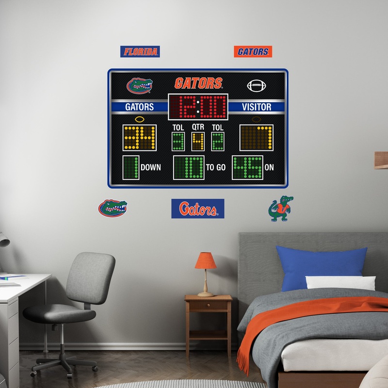 Florida Gators – Football Scoreboard Collection – Official NCAA – Reusable Vinyl Wall Decals