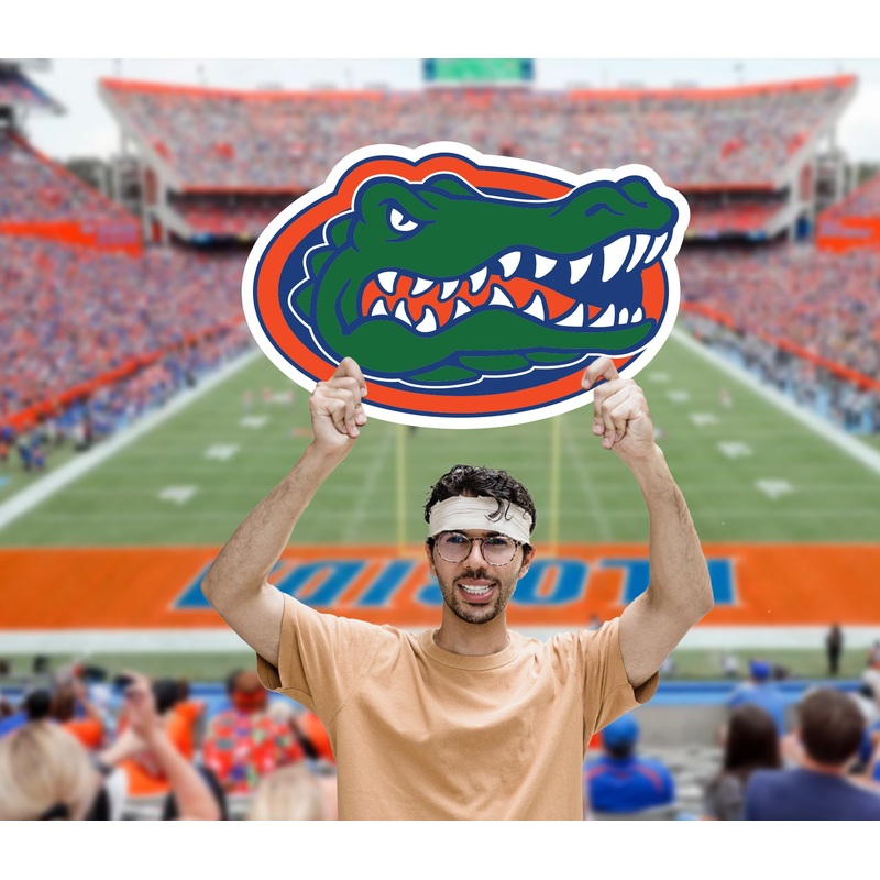 Florida Gators Logo – Big Head – Official NCAA – Foam Core Cutout