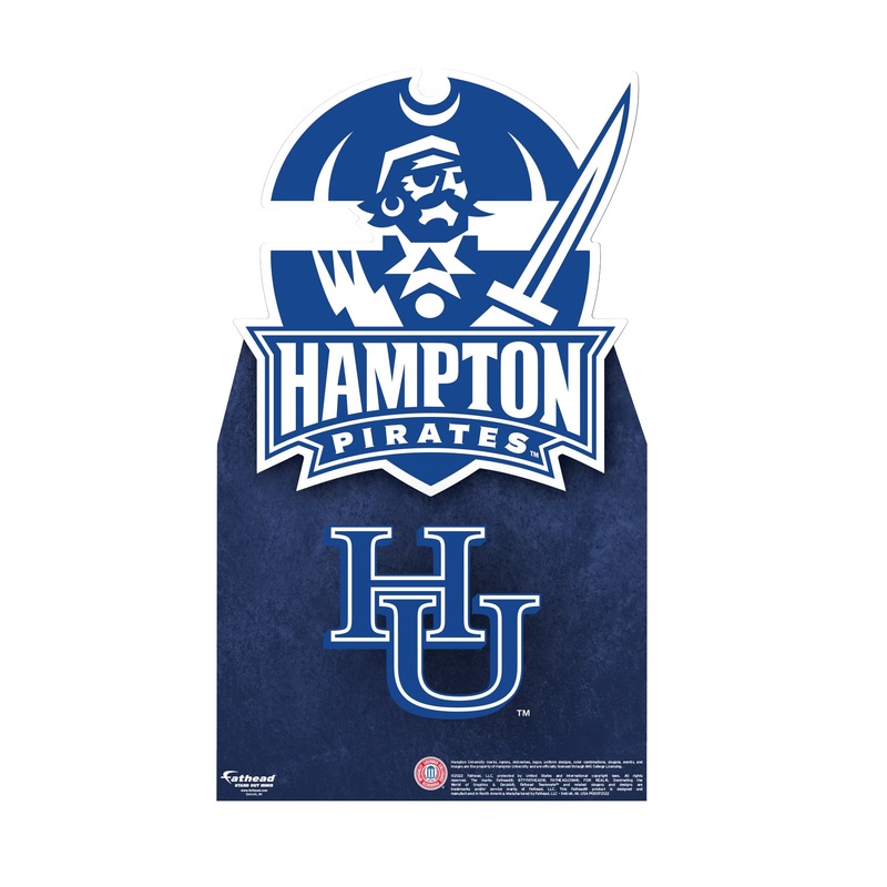 Hampton Pirates – Mini Stand Out – Official NCAA – Cardstock Cutout