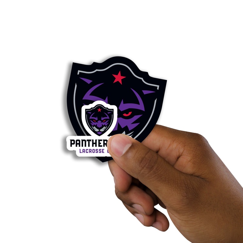 Panther City Lacrosse Club: Logo Minis – Officially Licensed NLL Removable Adhesive Decal