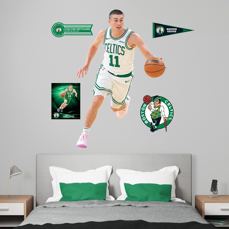 Payton Pritchard – RealBig Collection – Official NBA – Boston Celtics – Reusable Vinyl Wall Decals
