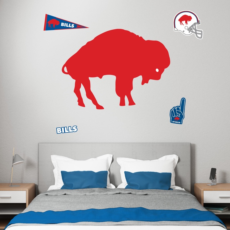 Buffalo Bills – RealBig Classic Logo Collection – Official NFL – Reusable Vinyl Wall Decals