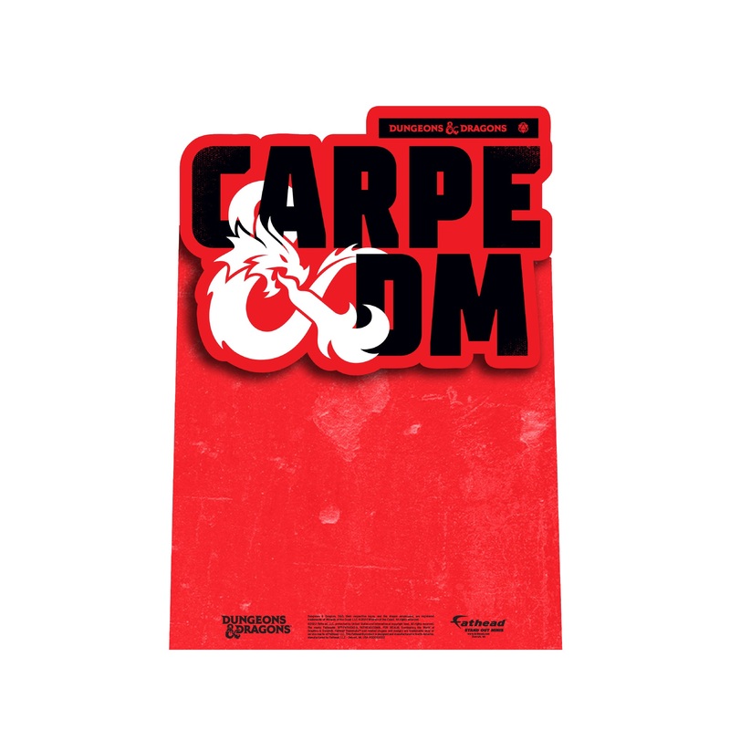 Carpe DM – Dungeons & Dragons – Mini Stand Out – Official Hasbro – Cardstock Cutout