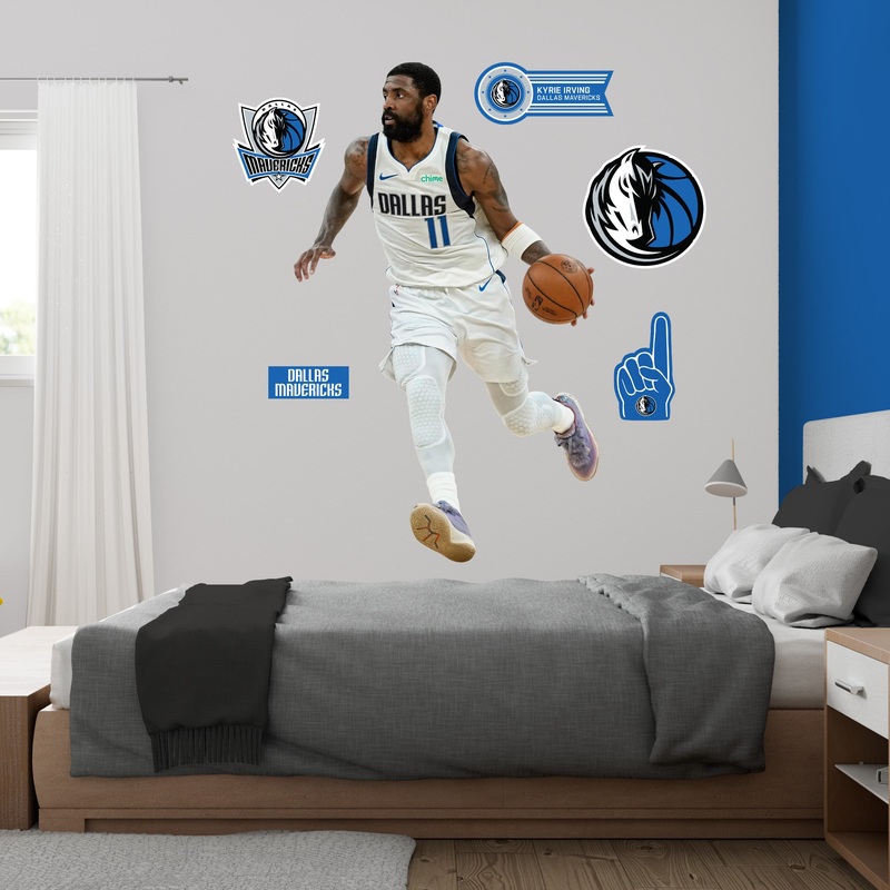 Kyrie Irving – RealBig Association Collection – Official NBA – Dallas Mavericks – Reusable Vinyl Wall Decals