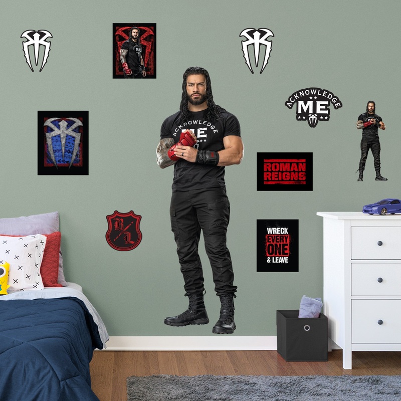 Roman Reigns – RealBig Collection – Official WWE – Reusable Vinyl Wall Decals #3